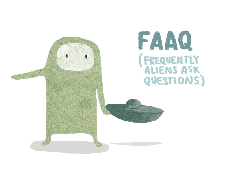 FAAQ - frequently aliens ask questions (short stories)
